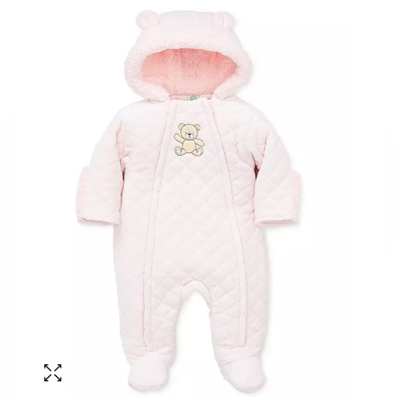 Little Me Other - Baby Girls Footed Bear Pram size 3-6m